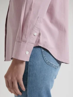 Lee Koszula POCKETLESS SHIRT Różowy Regular Fit
