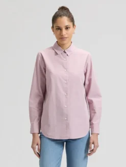 Lee Koszula POCKETLESS SHIRT Różowy Regular Fit