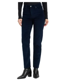 Lee Spodnie materiałowe 112371094 Granatowy Slim Fit