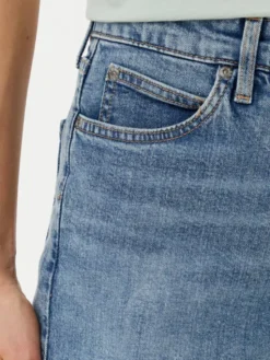 Lee Szorty jeansowe Carol 112363526 Niebieski Regular Fit