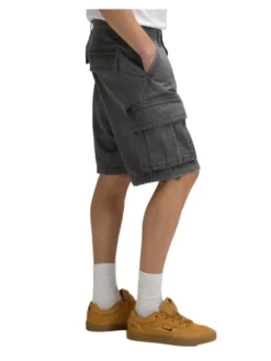 Lee Szorty materiałowe Sierra Short Szary Cargo Fit