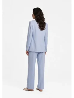 LE POSSÉ Marynarka MZMT Niebieski jasny Tailored Fit