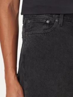 Levi's® Jeansy Capri 478™ 004A8-0003 Czarny Baggy Fit