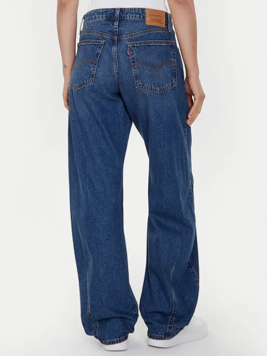 Levi's® Jeansy Dad Barrel 0039A-0001 Niebieski Baggy Fit