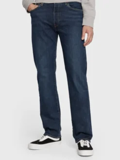 Levi's® Jeansy 501® 00501-3199 Granatowy Straight Leg