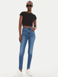 Levi's® Jeansy Retro A5758-0008 Niebieski Skinny Fit