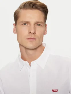 Levi's® Koszula Long Sleeved Shirt 86625-0002 Biały Slim Fit