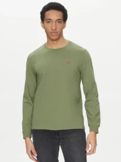 Levi's® Longsleeve Housemark 72848-0022 Zielony Regular Fit