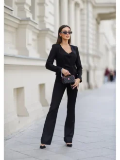 LilaLou Garnitur Giselle Czarny Regular Fit