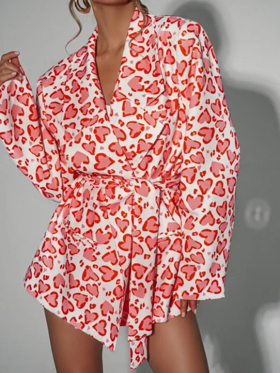 LilaLou Marynarka About You Kolorowy Oversize