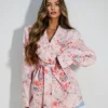 LilaLou Marynarka About You Kolorowy Oversize