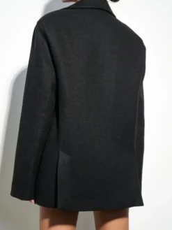 LilaLou Marynarka Nesto Czarny Oversize