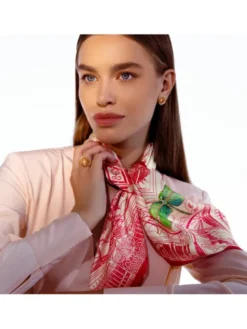 Lilou Apaszka 0C126 Czerwony