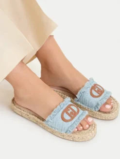 Liu Jo Espadryle Paros 01 SA6099 TX523 Niebieski