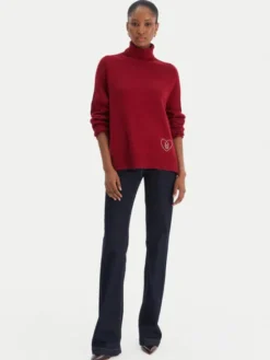 Liu Jo Golf MF5445 MS76L Czerwony Regular Fit