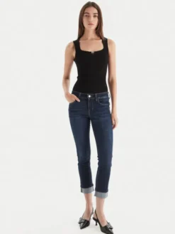 Liu Jo Jeansy UF5006 D4797 Granatowy Slim Fit