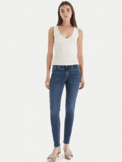 Liu Jo Jeansy UF5013 D0236 Niebieski Bottom Up Fit