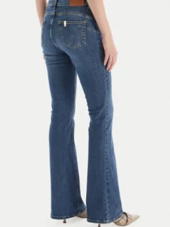 Liu Jo Jeansy UF5015 D0236 Niebieski Bootcut Fit