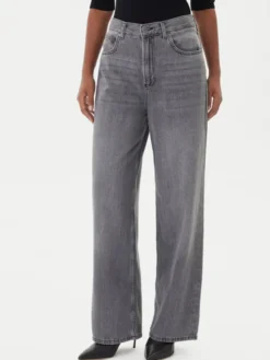 Liu Jo Jeansy UF5284 DS048 Szary Baggy Fit