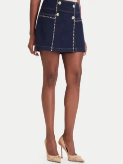 Liu Jo Spódnico-szorty UF6219 D0347 Granatowy Regular Fit