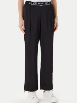Liu Jo Sport Spodnie materiałowe TF5192 T004A Czarny Regular Fit