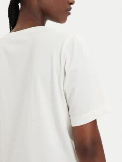 Liu Jo Sport T-Shirt TA6284 JS923 Kremowy Regular Fit