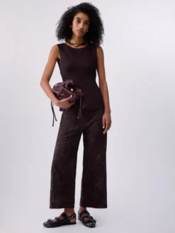 Liu Jo Top WA6468MS55N91109 Brązowy Regular Fit