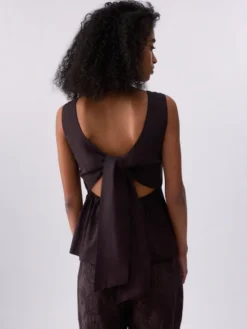 Liu Jo Top WA6468MS55N91109 Brązowy Regular Fit