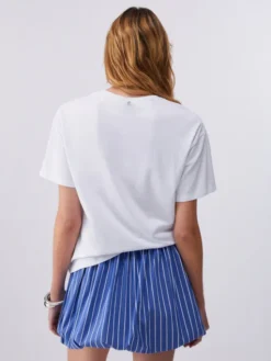 Liu Jo T-Shirt UA6344J7821P9660 Biały Regular Fit