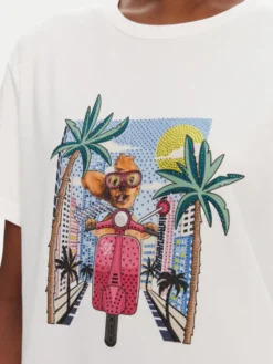 Liu Jo T-Shirt WA5260 JS003 Biały Regular Fit