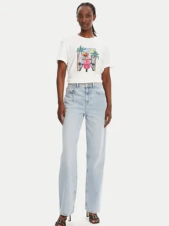 Liu Jo T-Shirt WA5260 JS003 Biały Regular Fit