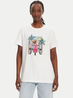 Liu Jo T-Shirt WA5260 JS003 Biały Regular Fit