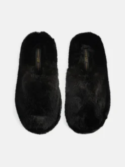 L37 Kapcie LITTLE FLUFFY CLOUDS Czarny