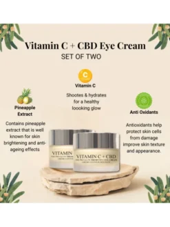 London Botanical Laboratories Zestaw do twarzy CBD + Bakuchiol (serum + krem ​​nawilżający) Zestaw do pielęgnacji