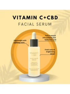 London Botanical Laboratories ErthSkin London z Witaminą C i CBD Rozświetlające Serum