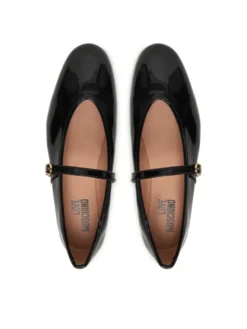 LOVE MOSCHINO Baleriny JA11101G1OIH0000 Czarny