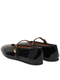 LOVE MOSCHINO Baleriny JA11101G1OIH0000 Czarny