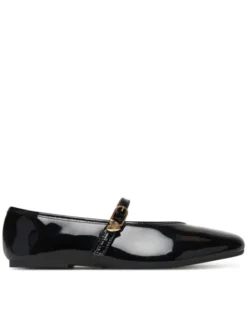 LOVE MOSCHINO Baleriny JA11101G1OIH0000 Czarny