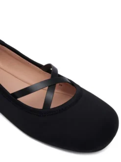 LOVE MOSCHINO Baleriny JA11141G1PIM0000 Czarny
