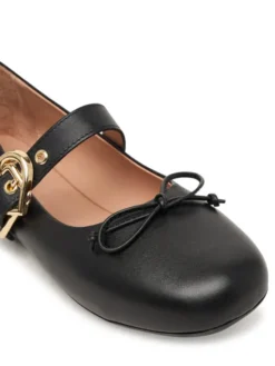 LOVE MOSCHINO Baleriny JA11091G1PIE0000 Czarny