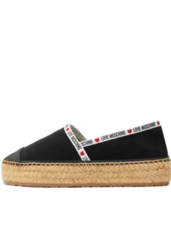 LOVE MOSCHINO Espadryle JA10553G0IIG0000 Czarny