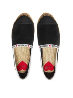 LOVE MOSCHINO Espadryle JA10553G0IIG0000 Czarny