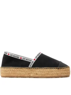 LOVE MOSCHINO Espadryle JA10553G0IIG0000 Czarny