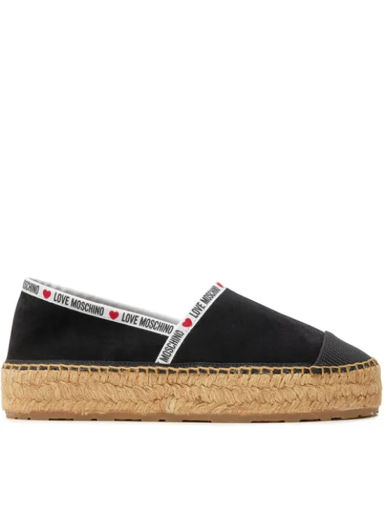 LOVE MOSCHINO Espadryle JA10553G0IIG0000 Czarny