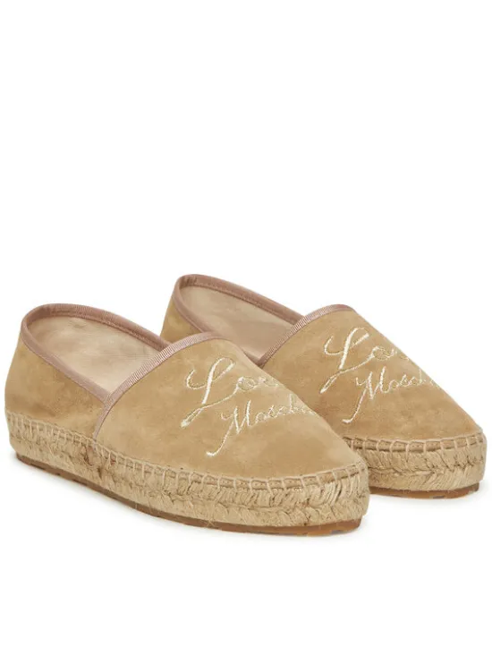 LOVE MOSCHINO Espadryle JA10272G0MIG0104 Beżowy