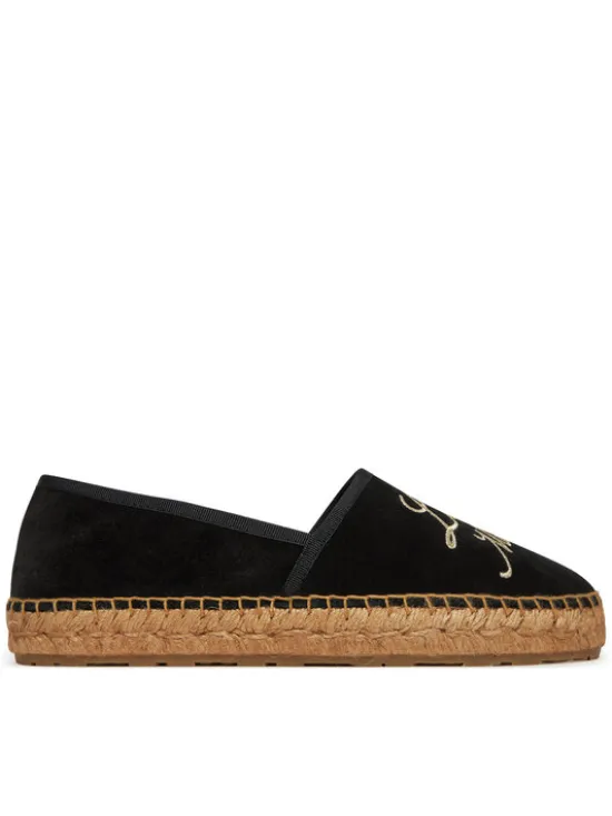 LOVE MOSCHINO Espadryle JA10272G0MIG0000 Czarny