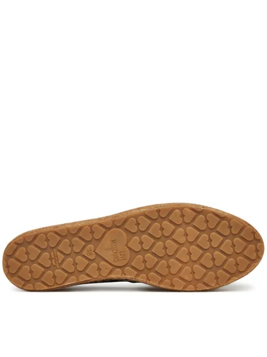 LOVE MOSCHINO Espadryle JA10272G0MIG0000 Czarny