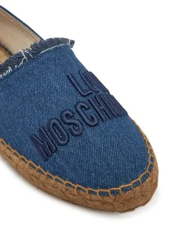 LOVE MOSCHINO Espadryle JA10262G0MJO5700 Niebieski