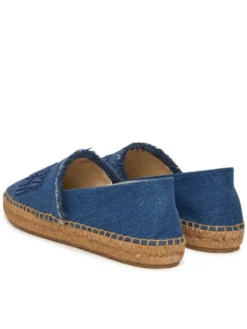 LOVE MOSCHINO Espadryle JA10262G0MJO5700 Niebieski