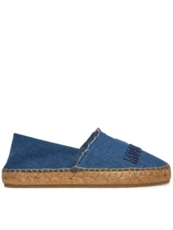 LOVE MOSCHINO Espadryle JA10262G0MJO5700 Niebieski